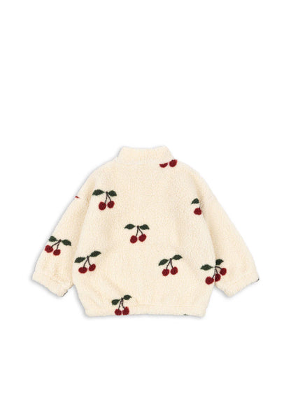 Konges Slojd - Jody Kinder Teddyjacke Kirschen
