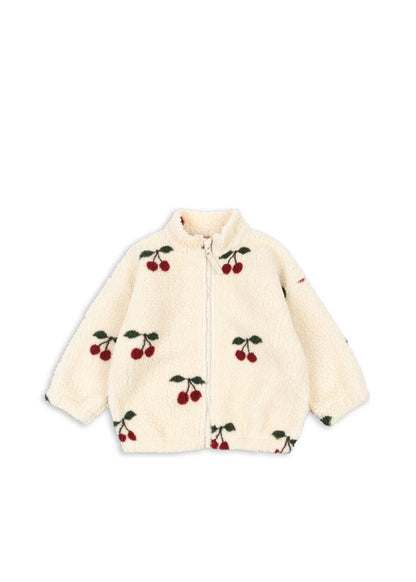 Konges Slojd - Jody Kinder Teddyjacke Kirschen