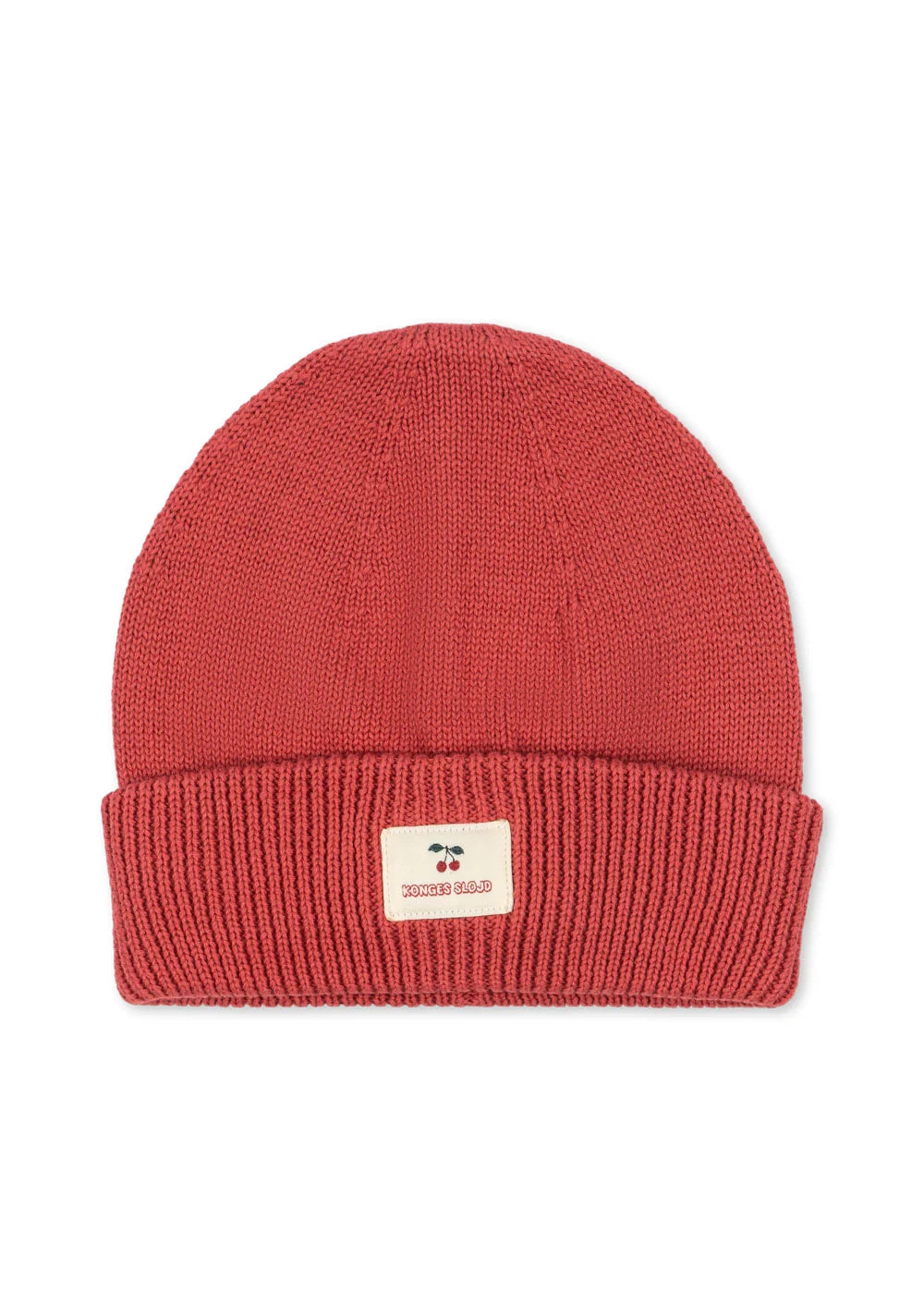 Konges Slojd - Kinder Beanie Avely Baumwolle rot