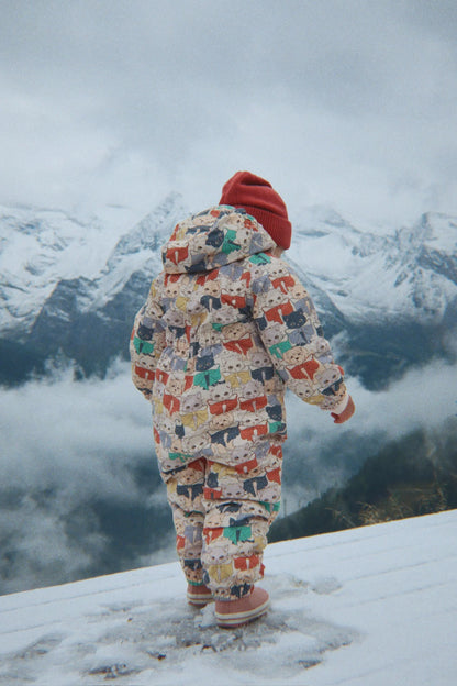Konges Slojd - Kinder Beanie Avely Baumwolle rot
