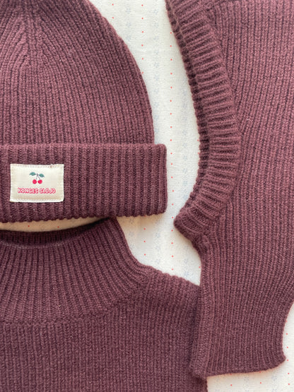 Konges Slojd - Baby Beanie Basil Wolle braun