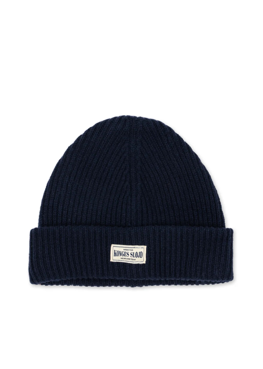 Konges Slojd - Kinder Beanie Basil Wolle blau