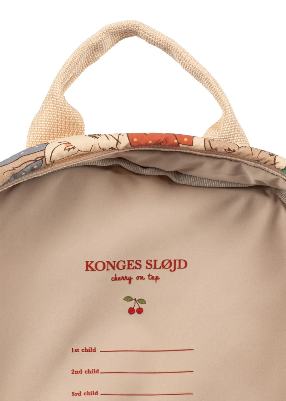 Konges Slojd - Juno Kinder Rucksack Hunde und Katzen