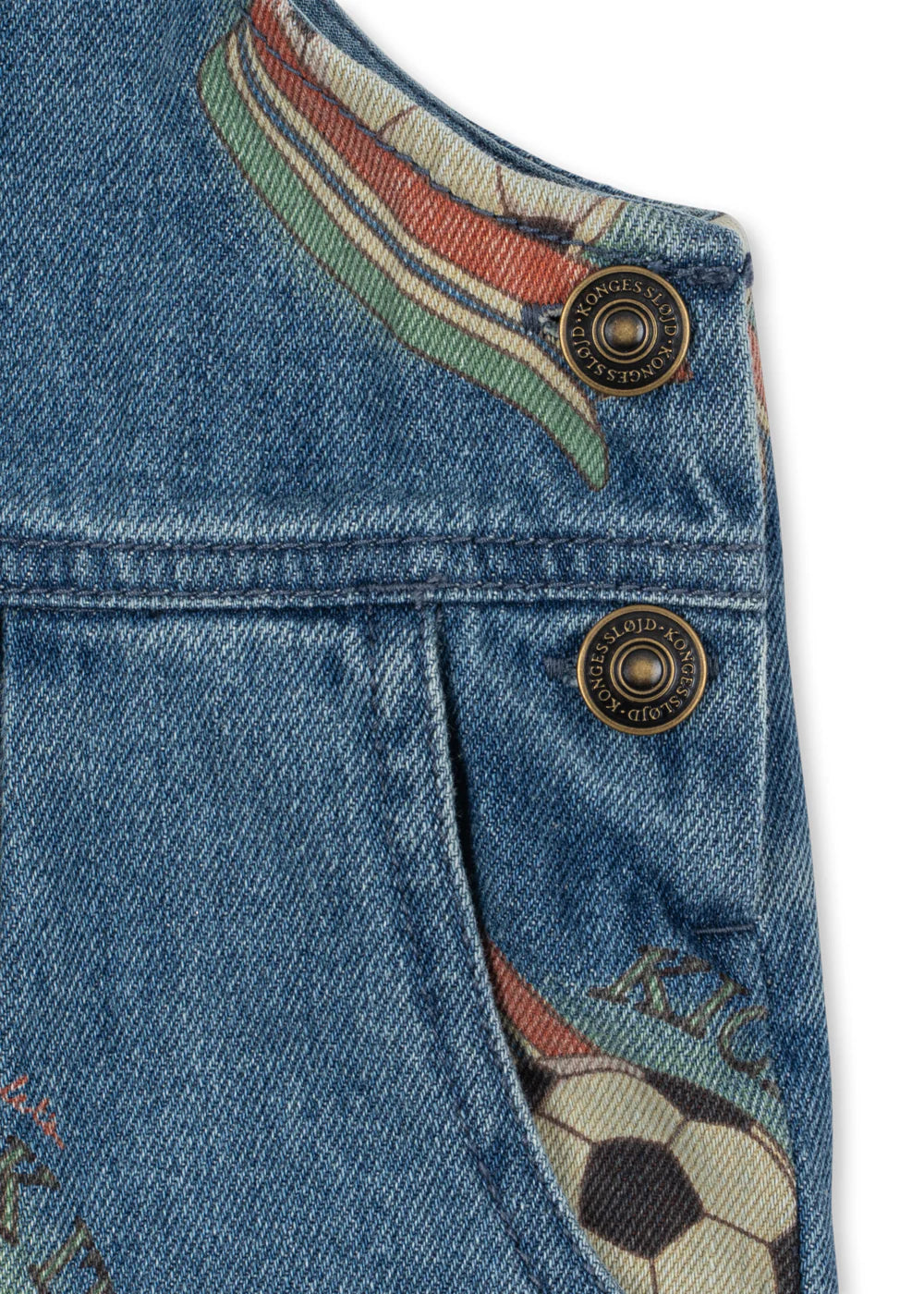 Konges Slojd - Baby Latzhose Bio-Baumwolle "Kick it"