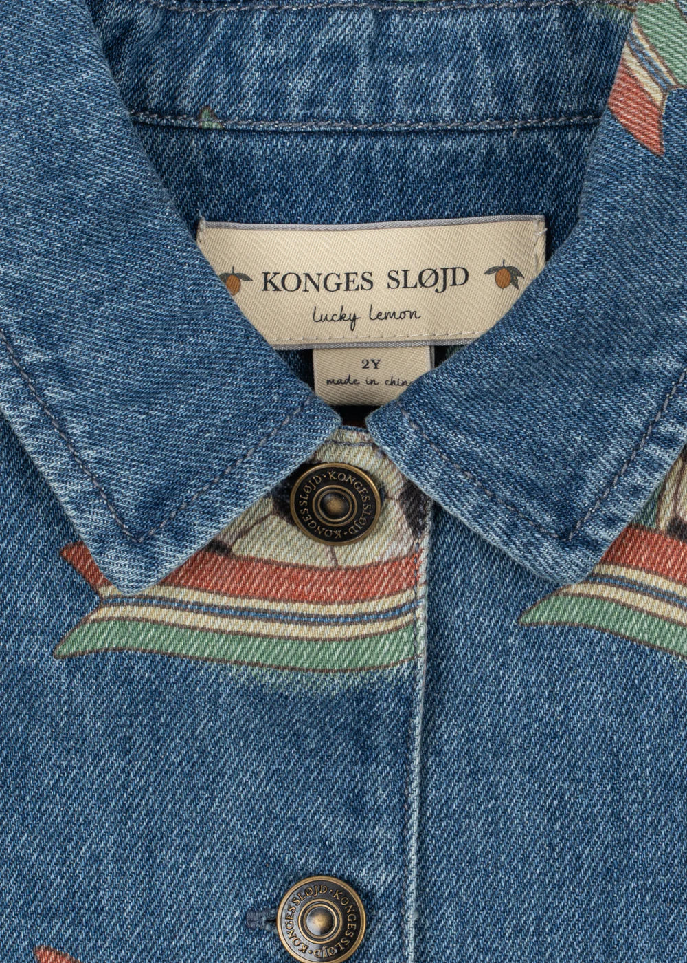 Konges Slojd - Kinder Jeansjacke Bio-Baumwolle "Kick it"