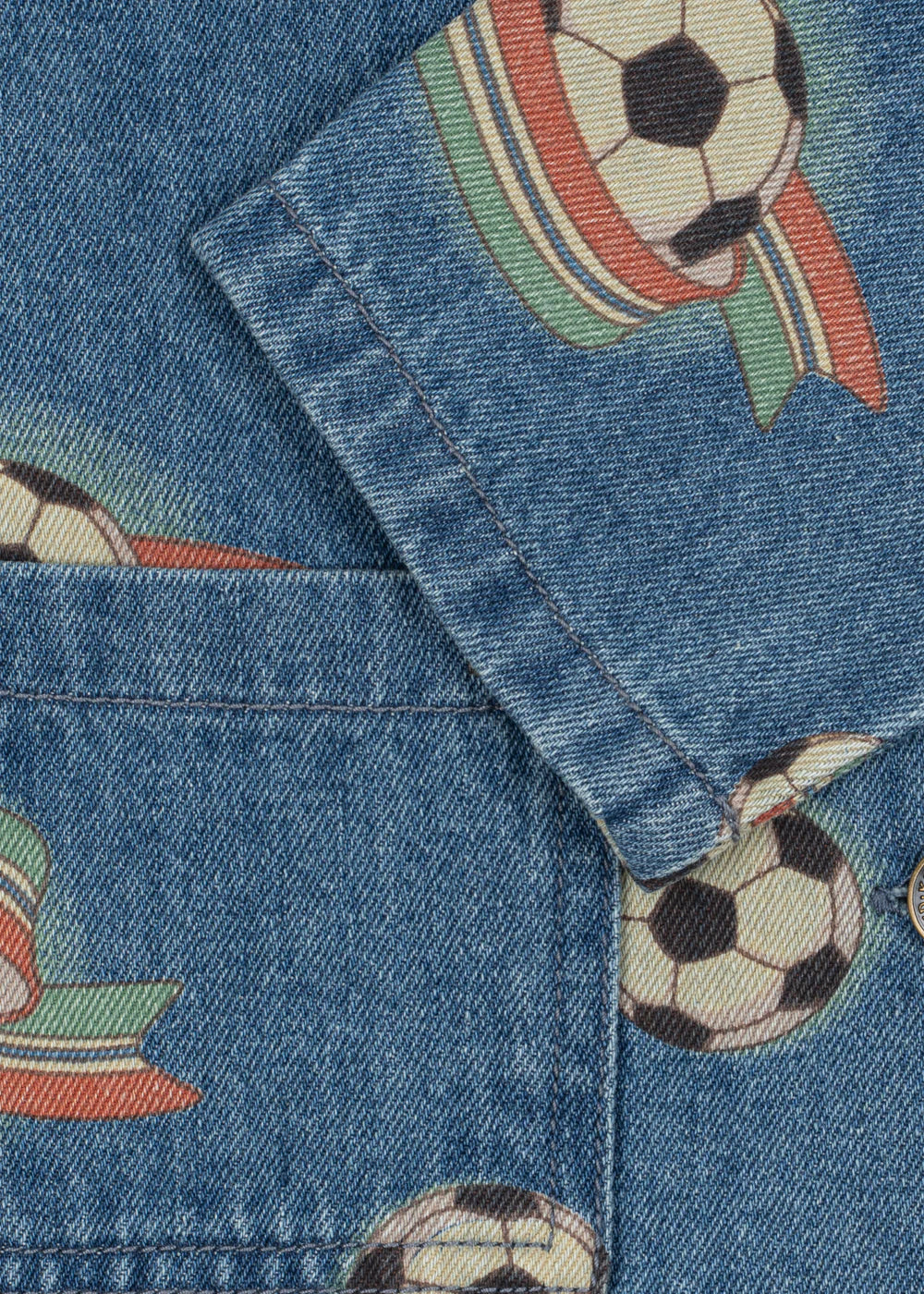Konges Slojd - Kinder Jeansjacke Bio-Baumwolle "Kick it"