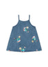 Konges Slojd - Baby Jeanskleid "Magot" Sternschnuppe Glitzer