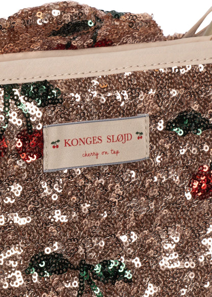Konges Slojd - Puppenwagen mit Pailletten und Kirschen