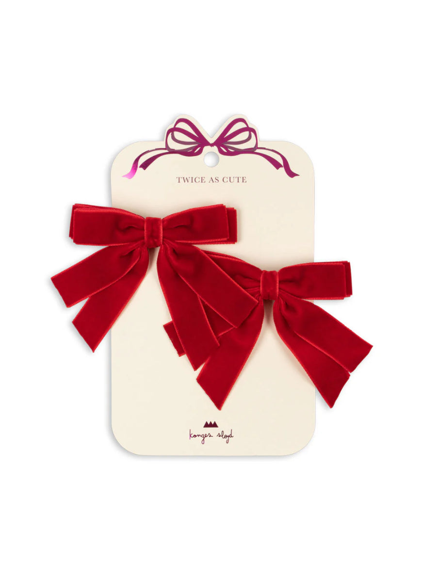 Konges Slojd - Kinder Haarspangen "Schleifen" für besondere Anlässe