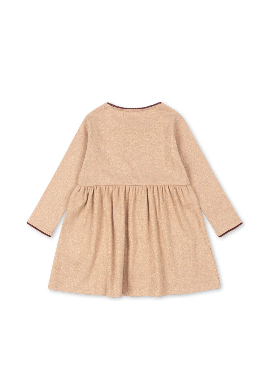 Konges Slojd - Kinder Kleid &quot;Roli” in beige für Mädchen an besonderen Anlässen