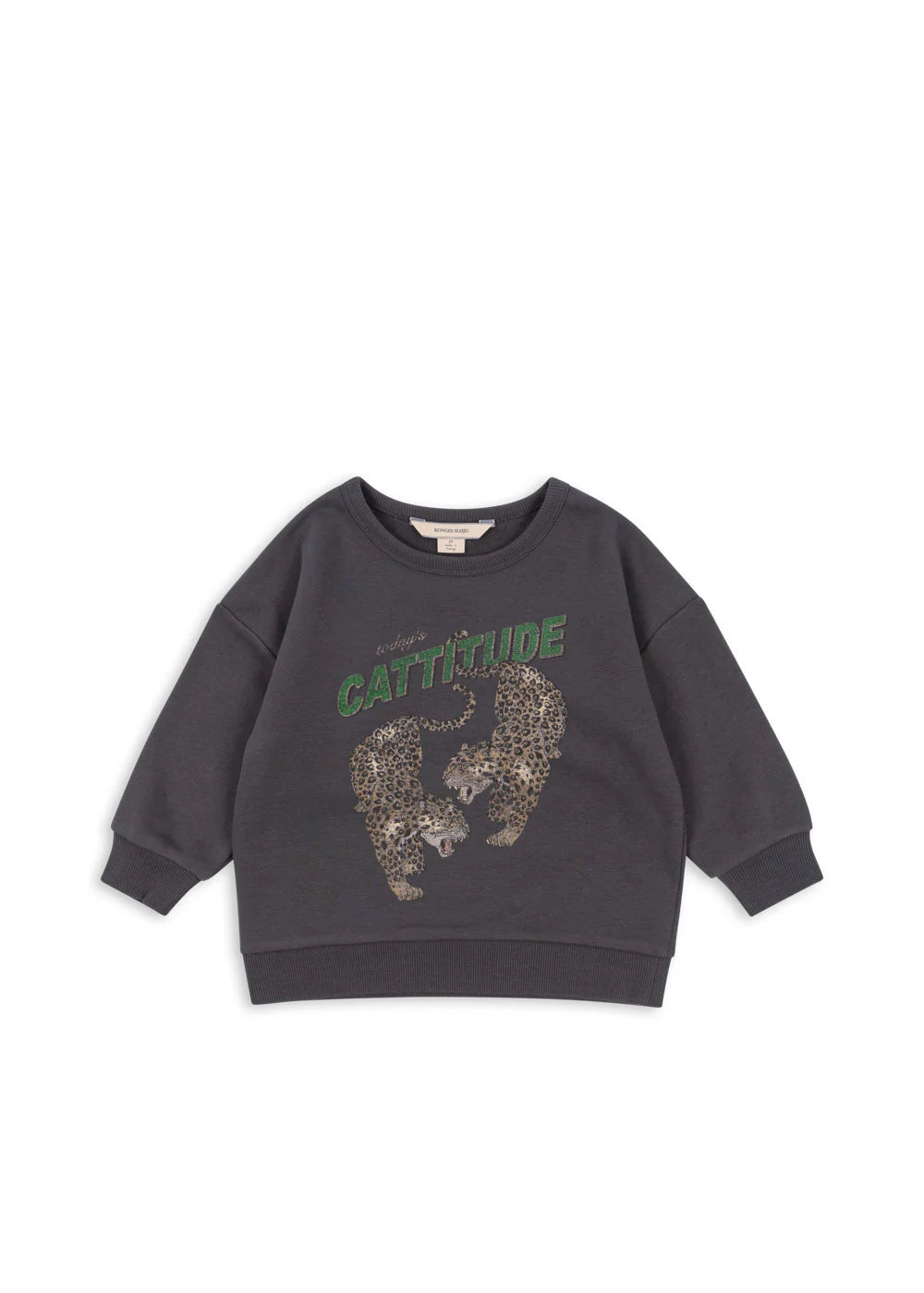 Konges Slojd - Sweatshirt in grau mit Print
