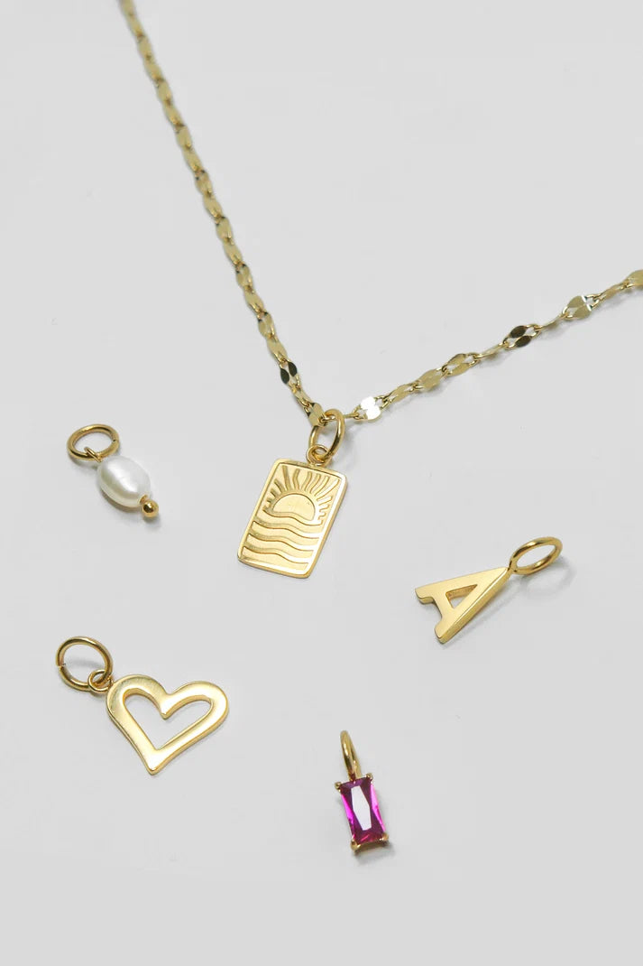Little Jewellery Story - Basic Armband LEAF, gold