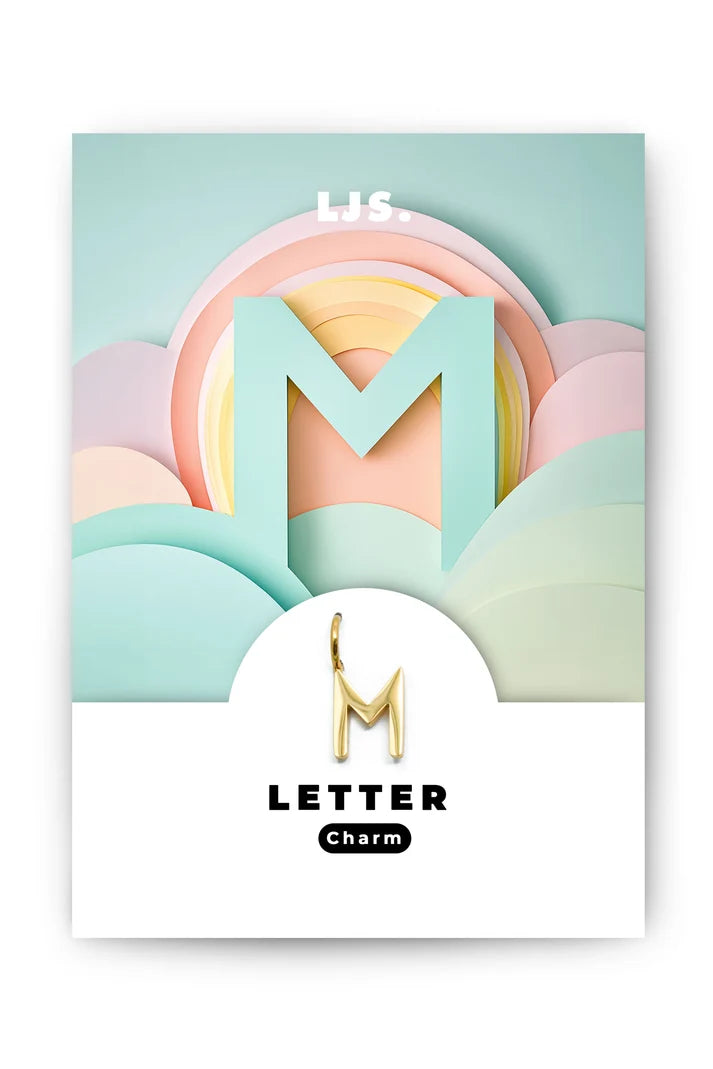 Little Jewellery Story - Buchstabenkette "M", gold