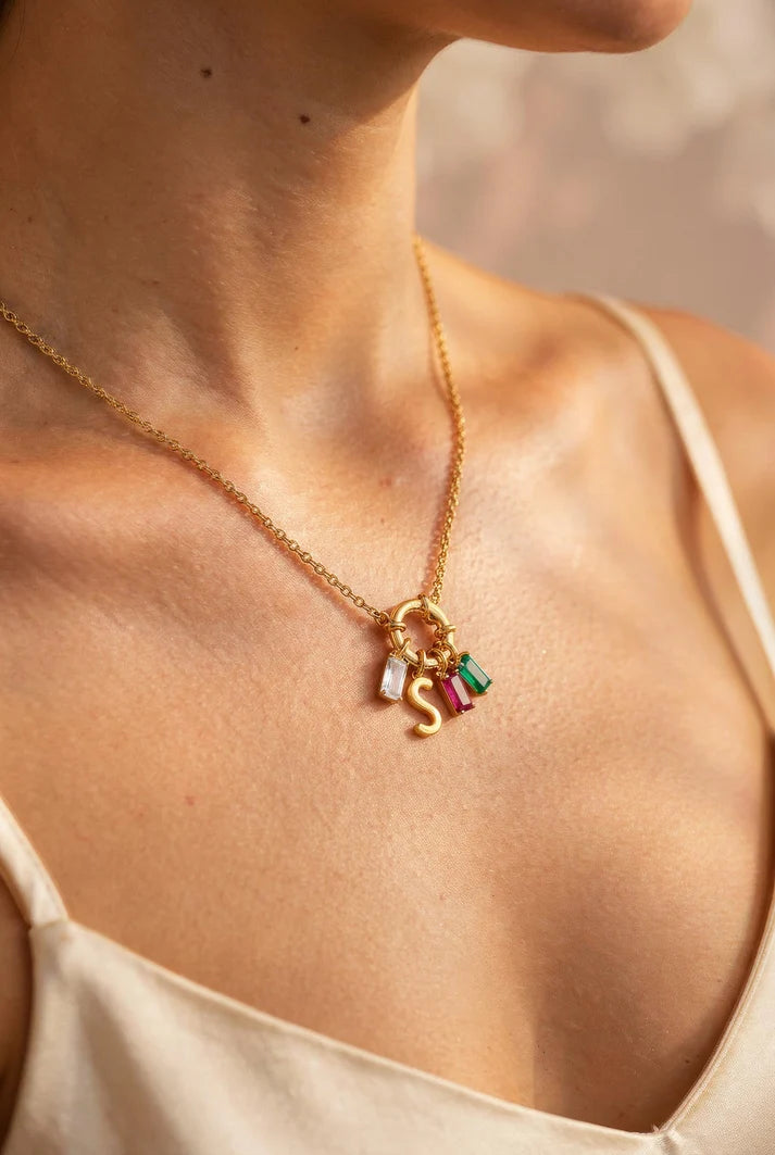 Little Jewellery Story - Buchstabenkette "A", gold