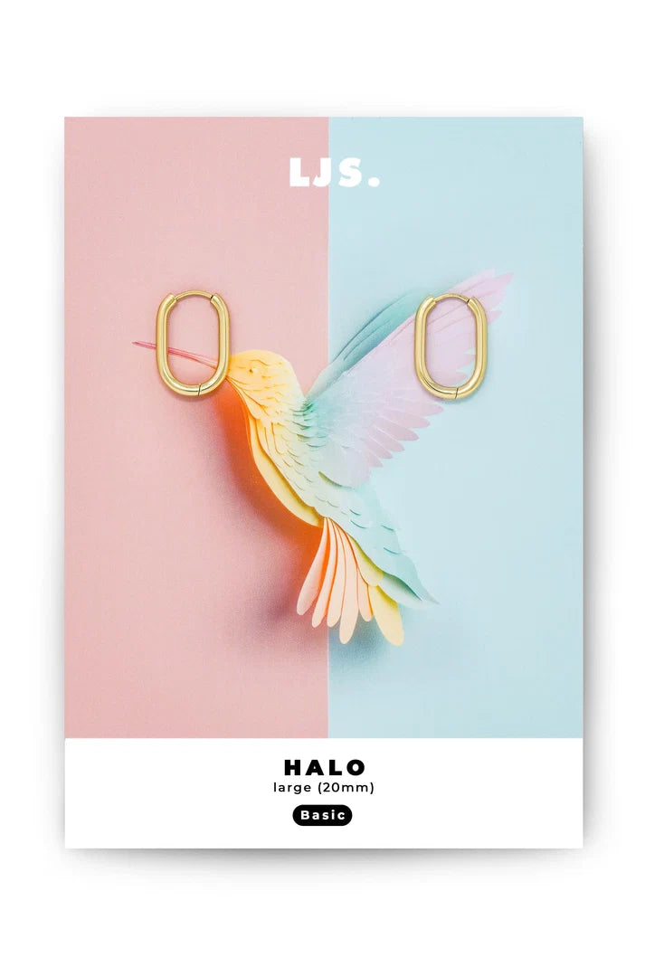 Little Jewellery Story - Basic Ohrringe HALO, gold