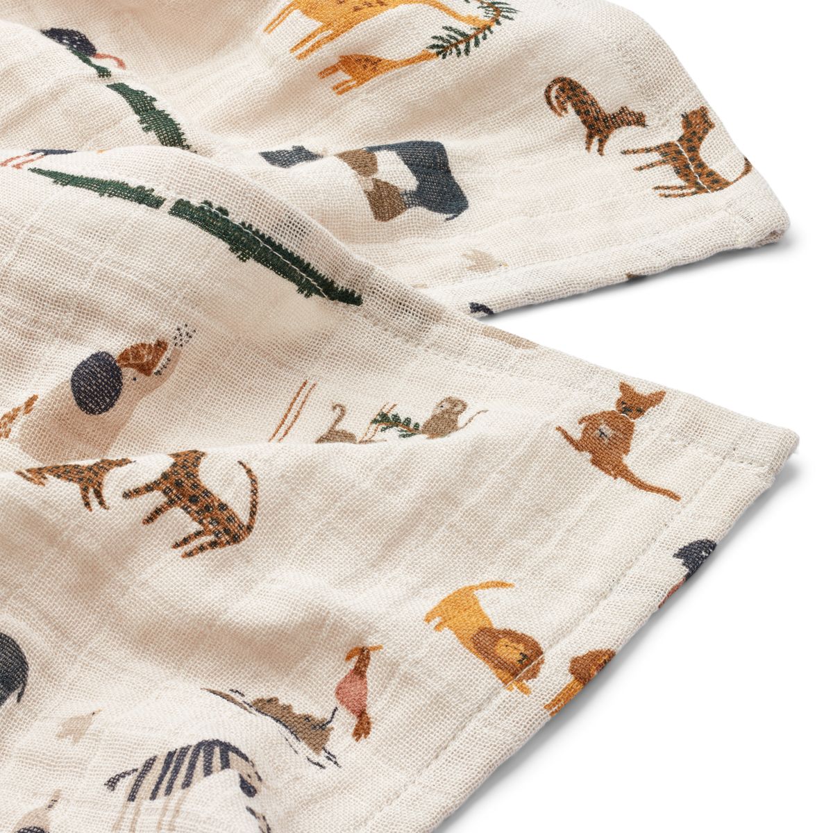 Liewood - Baby Swaddle Biobaumwolle Safari 2-er Set