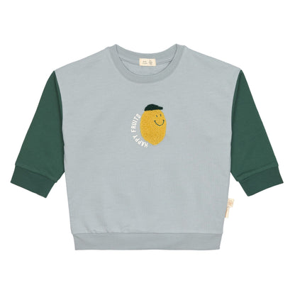Lässig - Baby Sweater Birne grau aus Biobaumwolle