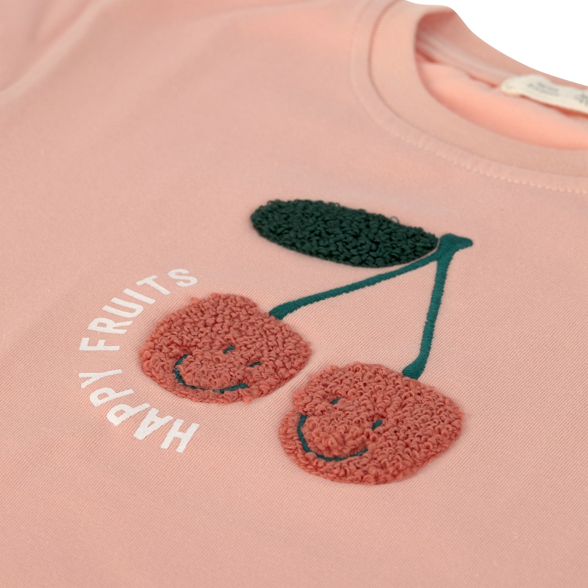 Lässig - Kinder kurzarm T-Shirt mit Kirsche Happy Fruits