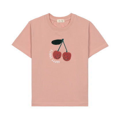 Lässig - Kinder kurzarm T-Shirt mit Kirsche Happy Fruits