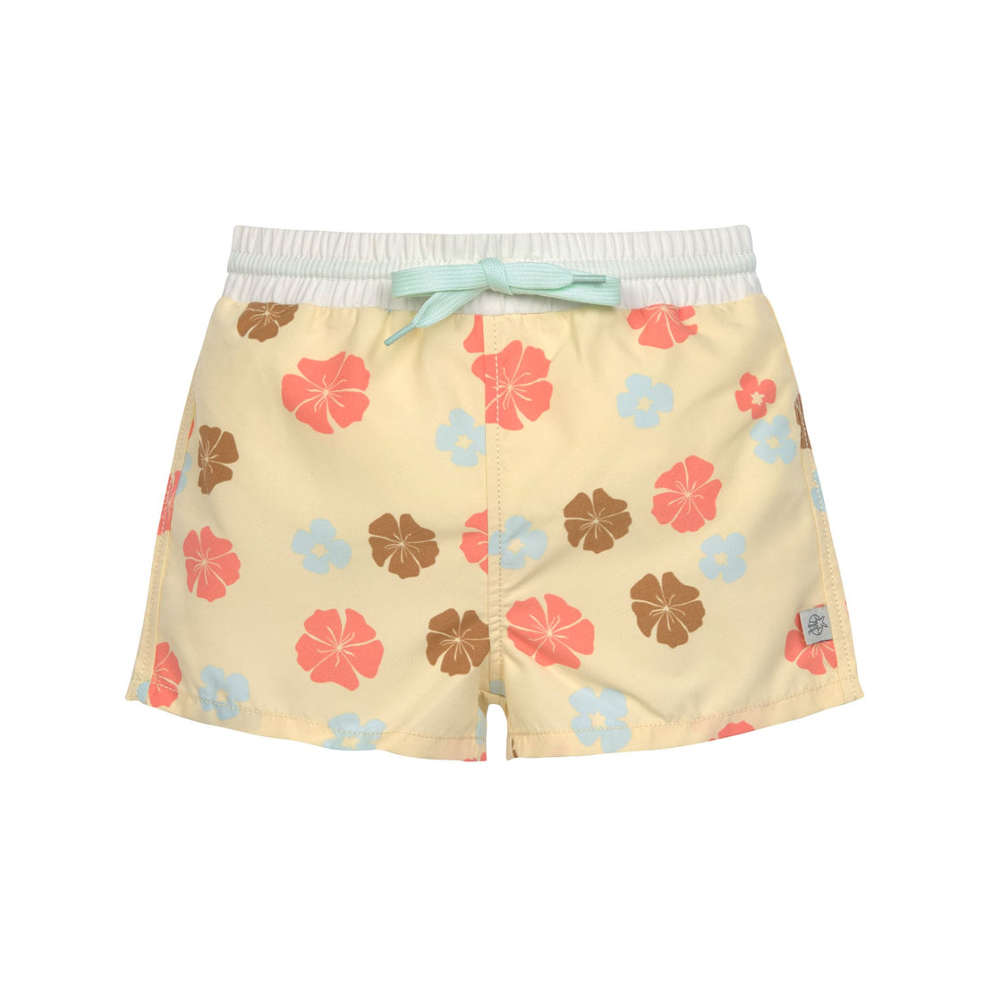 Lässig-badehose-blumen-gelb
