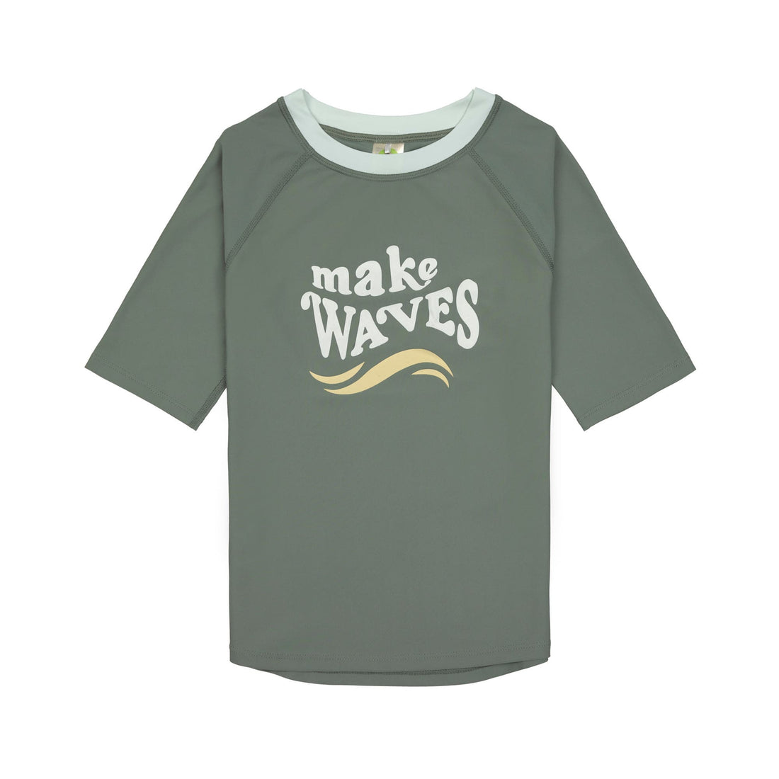 Lässig-badeshirt-grün-makewaves