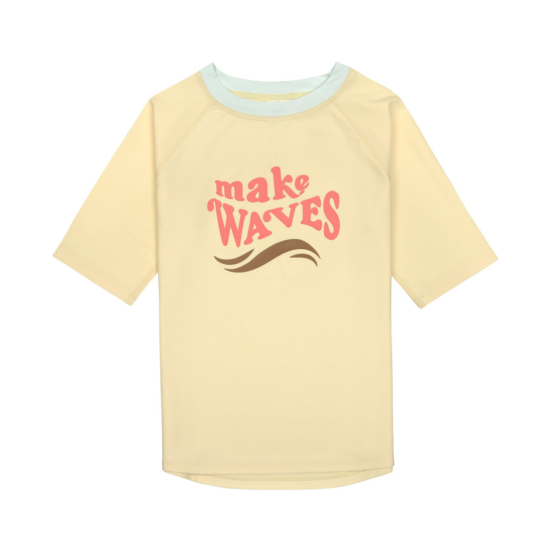 Lässig-badeshirt-makewaves-gelb