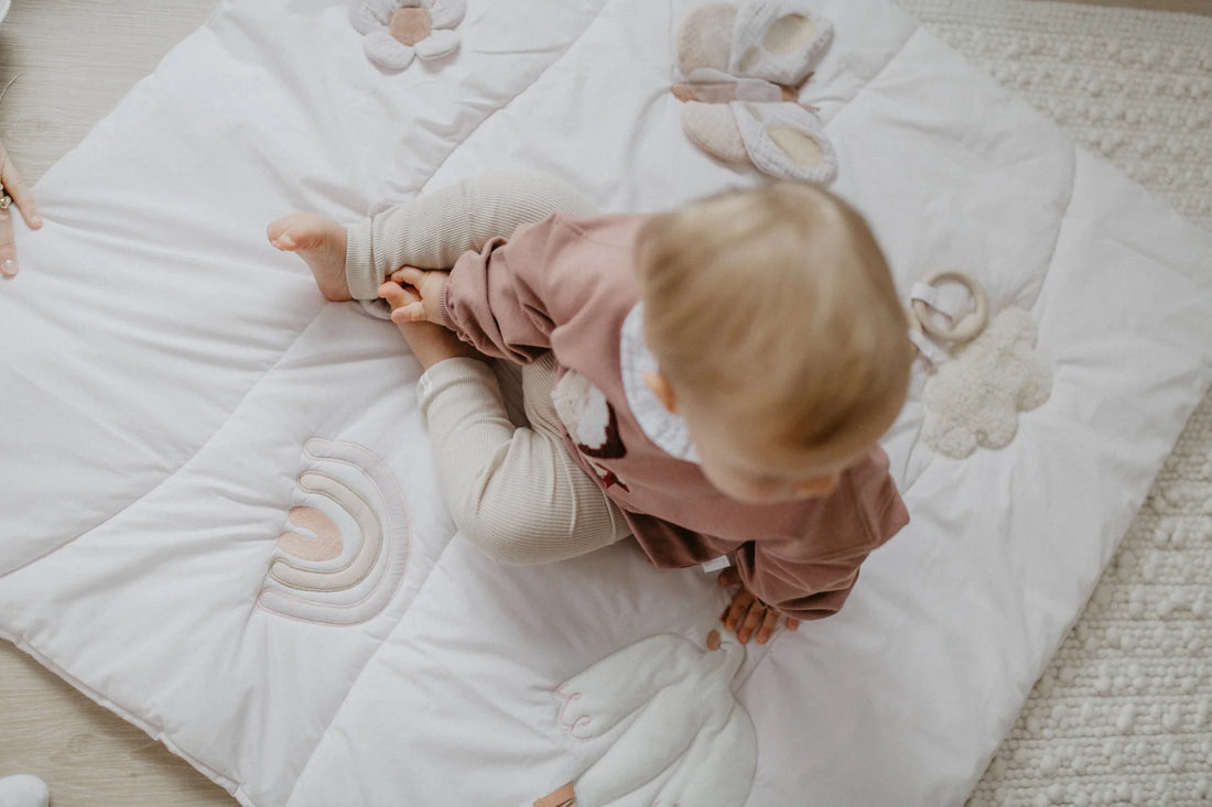 Leevje - Baby Krabbeldecke Baumwolle (bio) Schmetterling