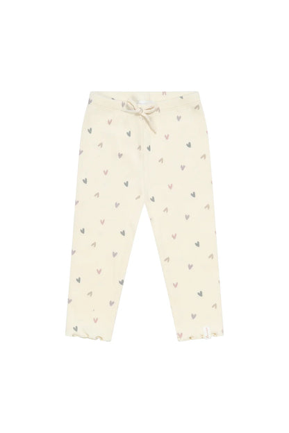 Leevje - Leggings mit Herzen &amp; Schleife für Mädchen/Kinder