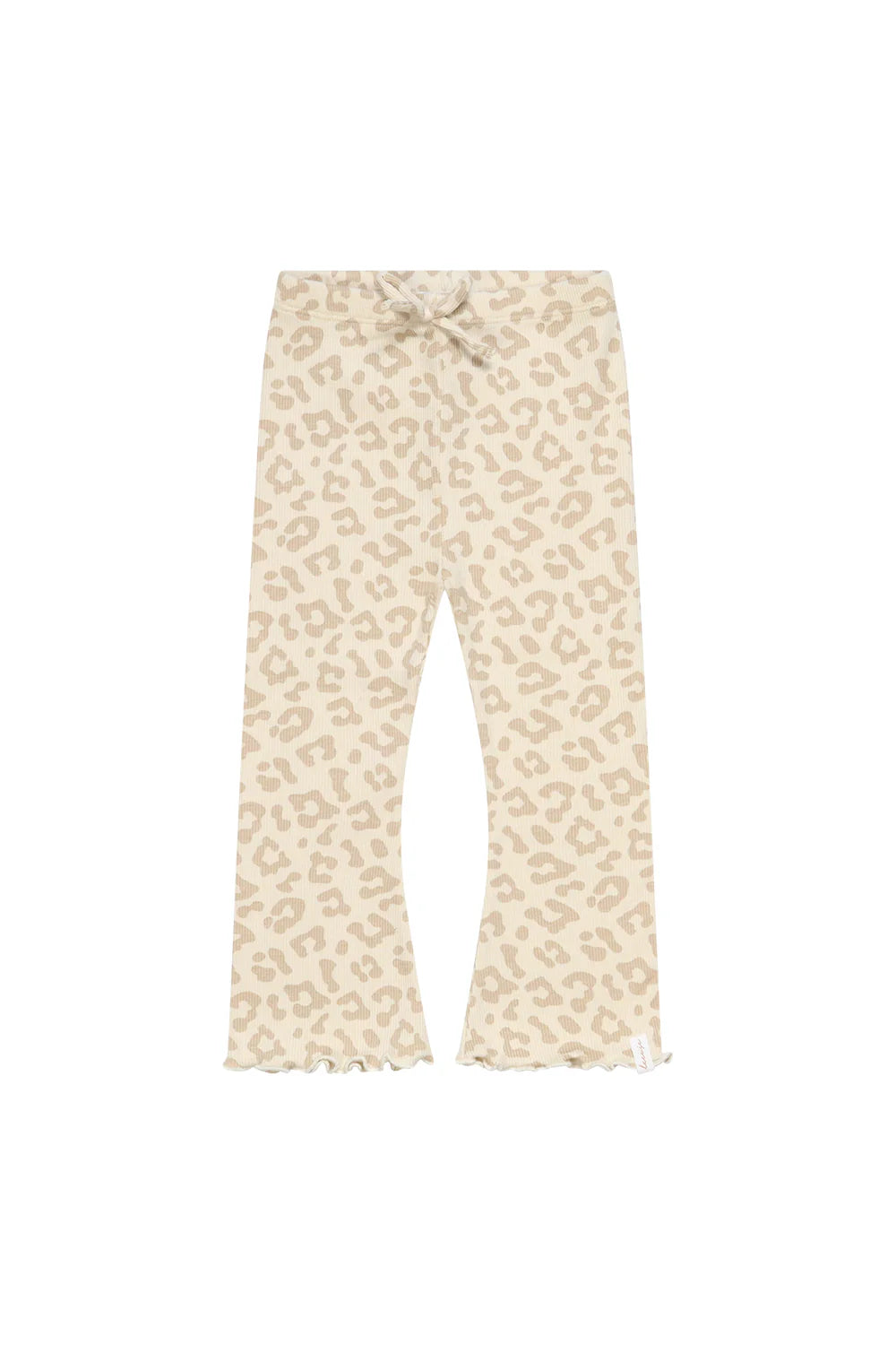 Leevje - Baby Schlag-Leggings mit Schleife leo