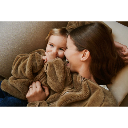 Liewood - Fleecejacke Calina braun MINI &amp; ME, recyceltes Polyester