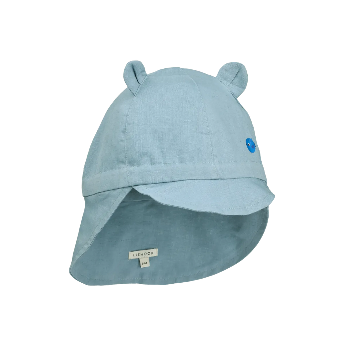 Liewood - Sonnenkappe Gorm Biobaumwolle blau