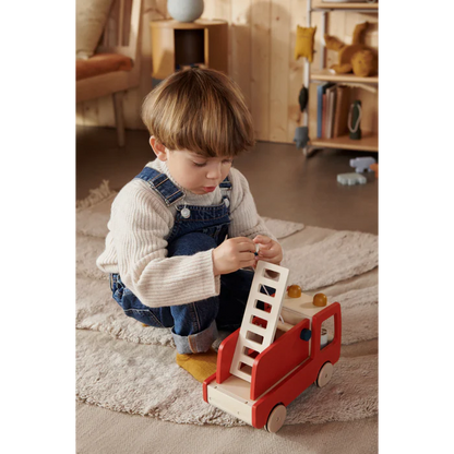 Liewood - Feuerwehrauto aus Holz, kinderspielzeug