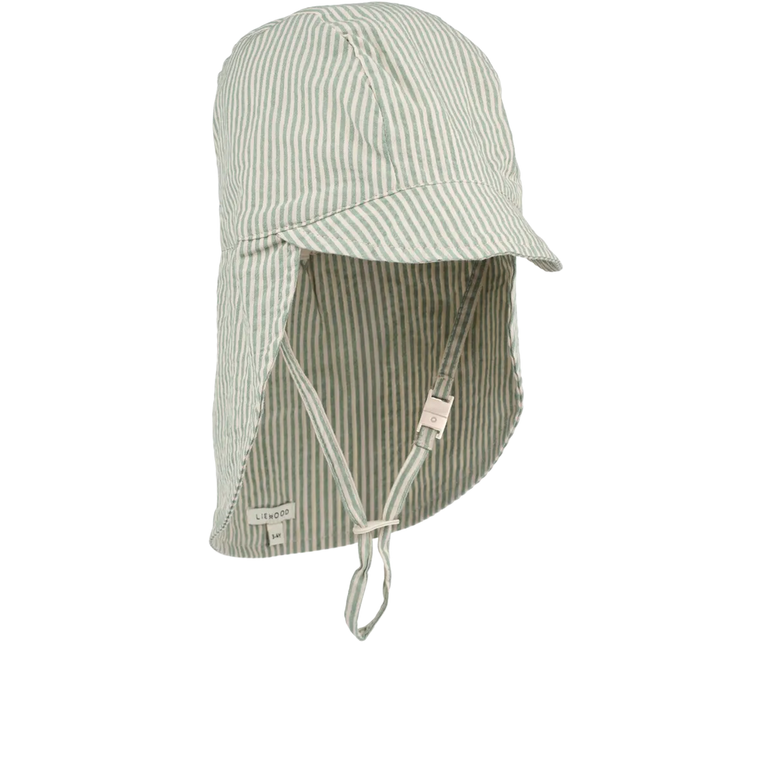 Liewood - Sonnenkappe Cecilia Biobaumwolle Streifen blau