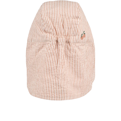 Liewood - Sonnenkappe Cecilia Biobaumwolle Streifen rosa