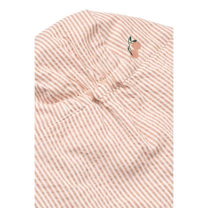 Liewood - Sonnenkappe Cecilia Biobaumwolle Streifen rosa