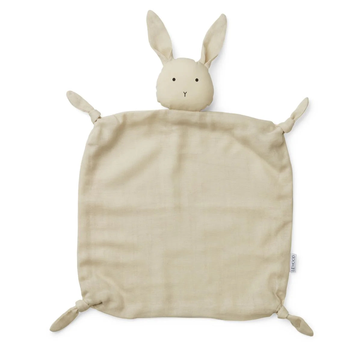 Liewood - Knuddeltuch Biobaumwolle Hase natur