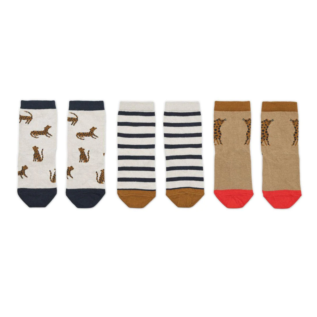 Liewood - Baby- Kindersocken 3-er Pack Leo Mix