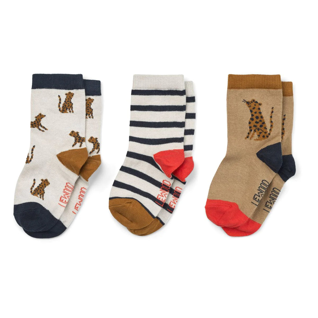 Liewood - Baby- Kindersocken 3-er Pack Leo Mix