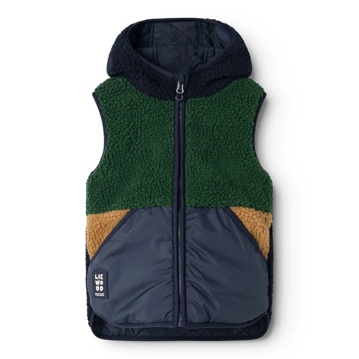 Liewood - Kinder Wende-Fleeceweste Diana Navy Mix