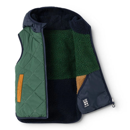 Liewood - Kinder Wende-Fleeceweste Diana Navy Mix