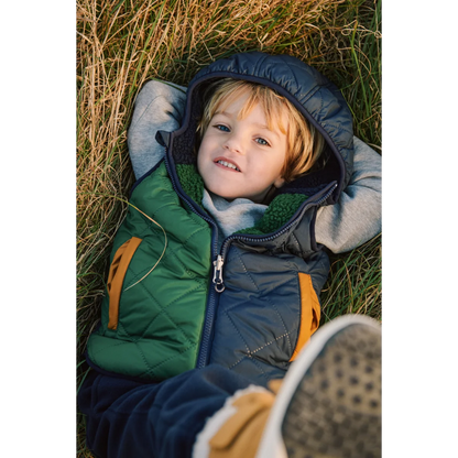 Liewood - Kinder Wende-Fleeceweste Diana Navy Mix