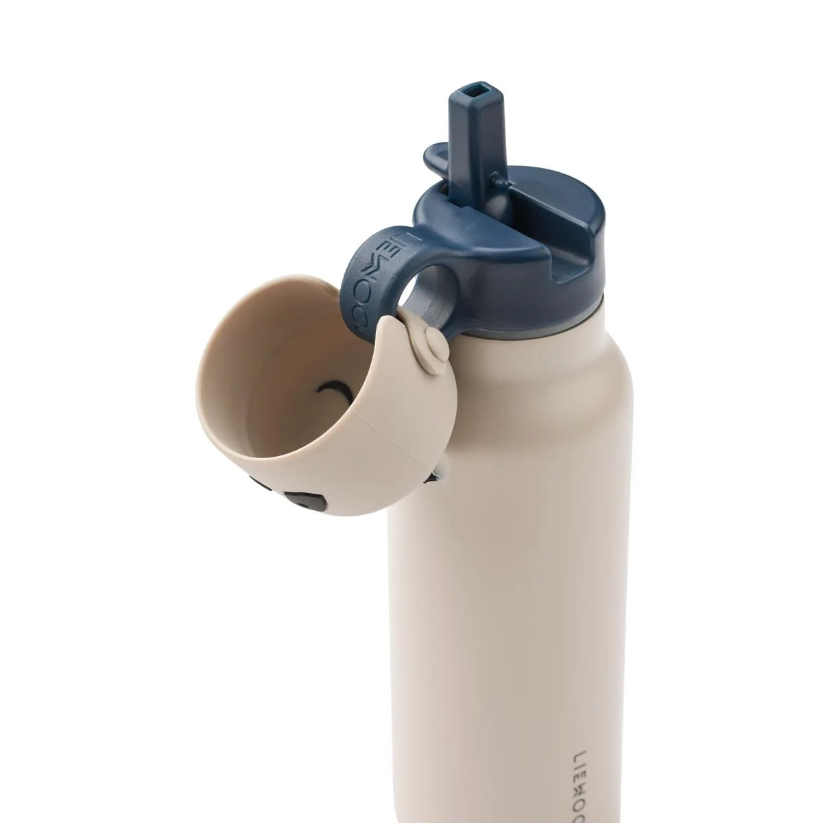 Liewood - Kinder Thermo-Trinkflasche Falk Panda weiß 350ml