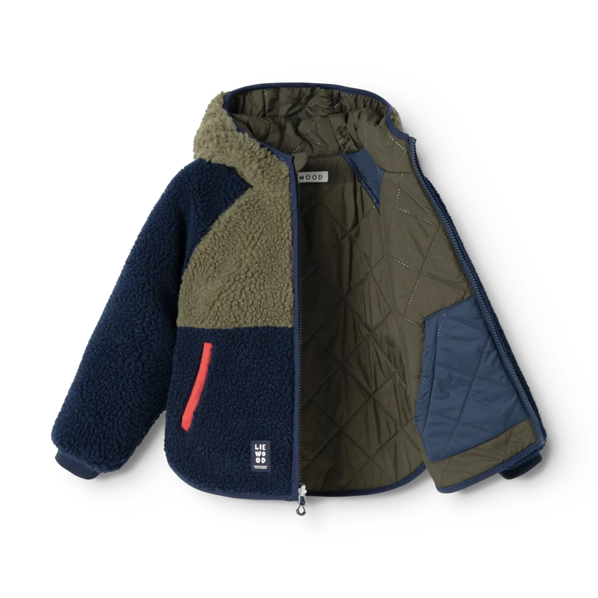 Liewood - Wende-Thermojacke Jackson blau/olive
