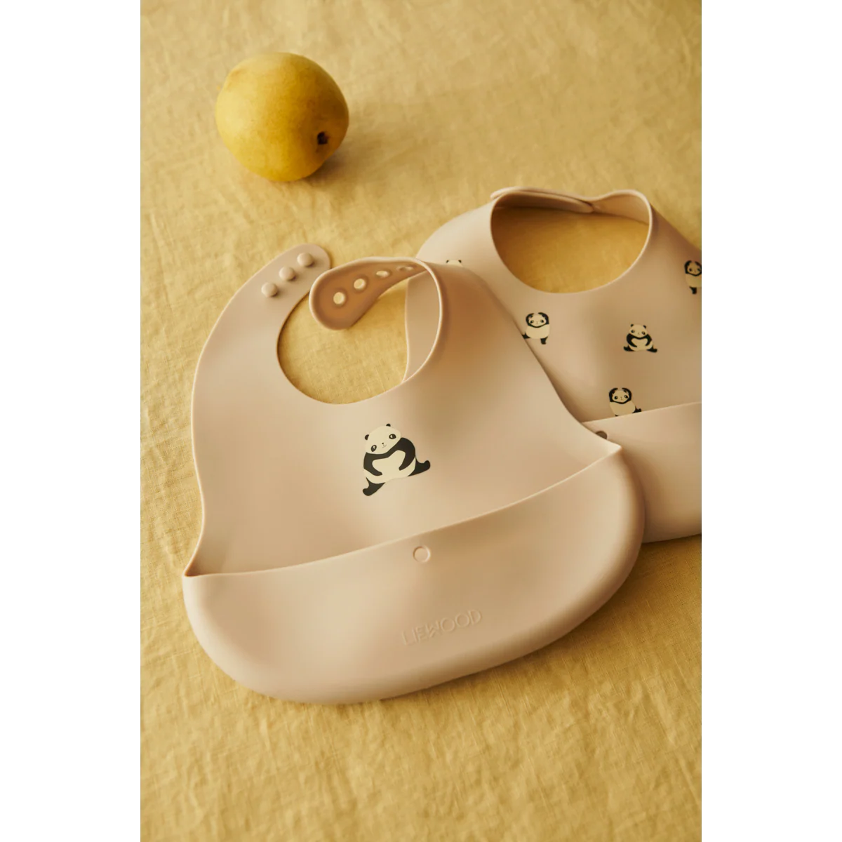 Liewood - Silikon Lätzchen mit Auffangschale Panda