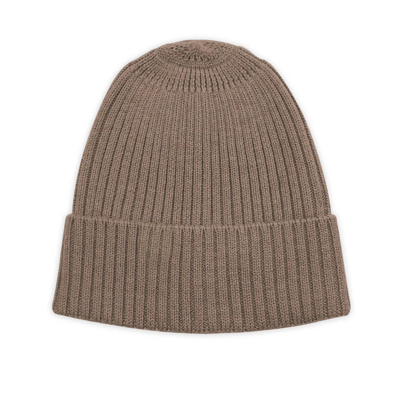 Lille Toni - Baby Mütze &quot;Emma&quot; dunkelbraun