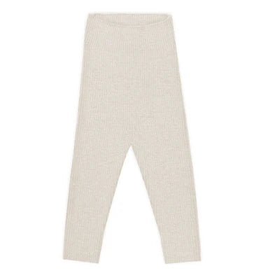 Lille Toni - Baby Leggings "Finn" beige aus Merinowolle unisex