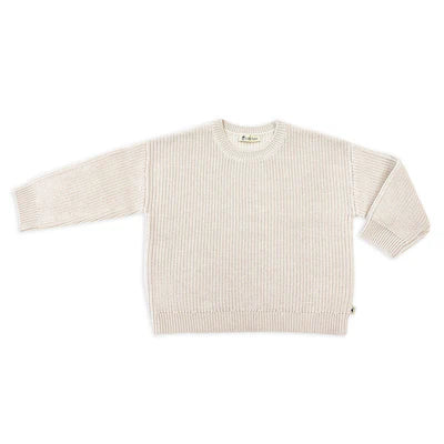 Lille Toni - Baby Pullover "Paul" beige aus Merinowolle