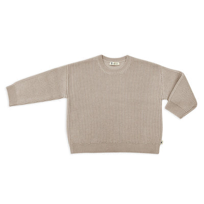 Lille Toni - Baby Pullover "Paul" braun aus Merinowolle unisex