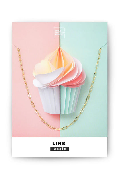 Little Jewellery Story - Basic Halskette LINK, gold
