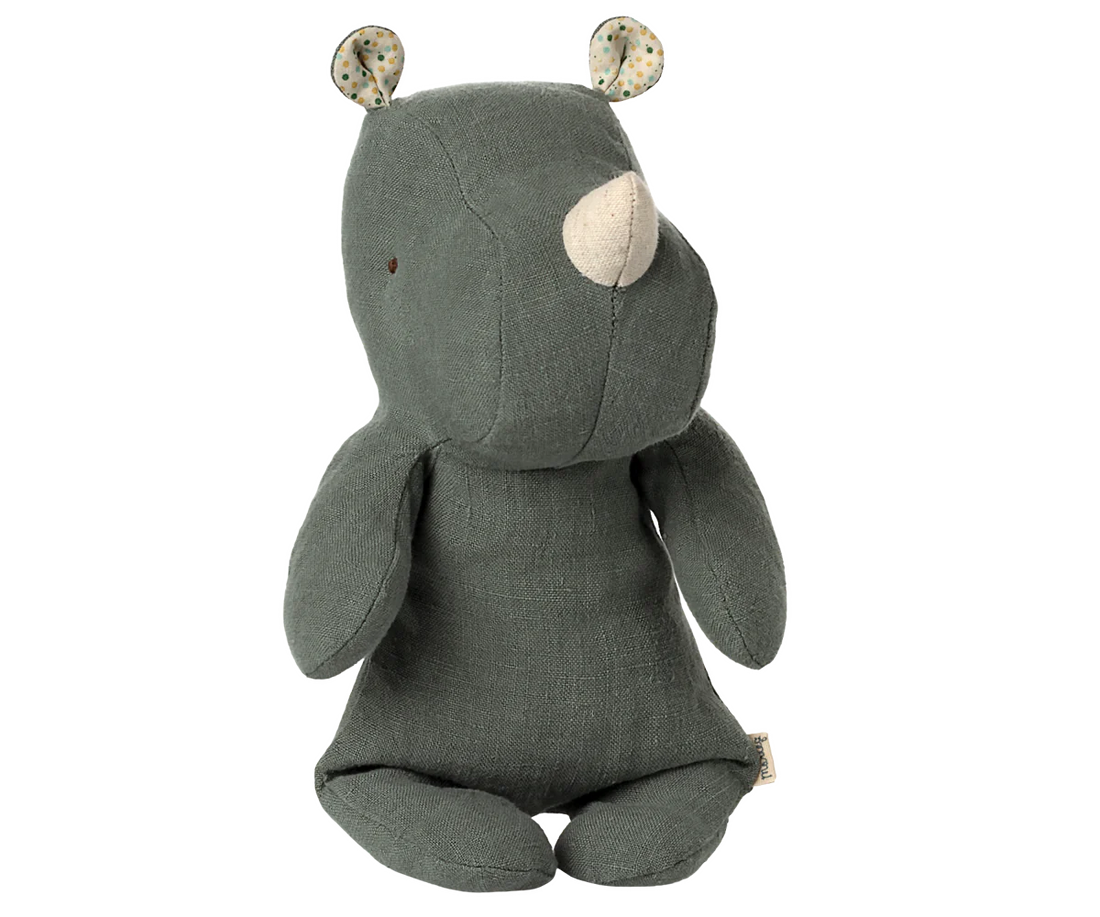 Maileg - Stofftier Nashorn klein grau